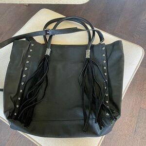 French Connection Black Hobo Bag